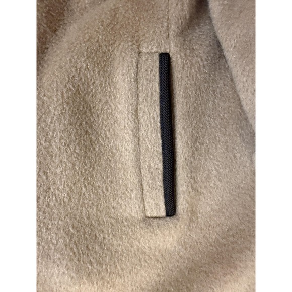 Vintage 60's Sportster Coat Mens LG Tan 100% Wool Blend Car Pea Overcoat Fenway - Picture 3 of 10